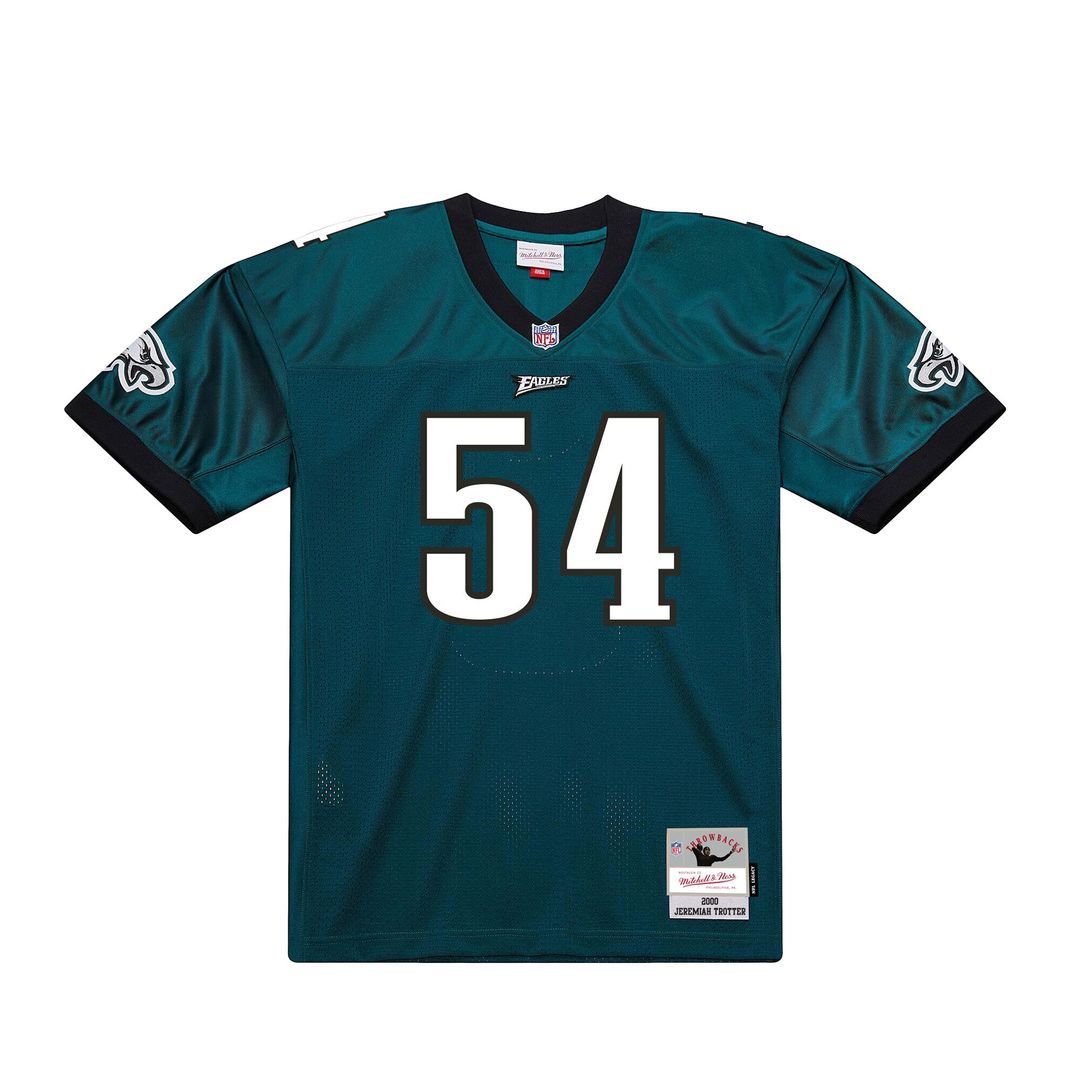 Jeremiah Trotter Philadelphia Eagles Mitchell & Ness 2000 Legacy Throwback Replica Jersey - Green Official NFL Team Apparel Football Fan Gear