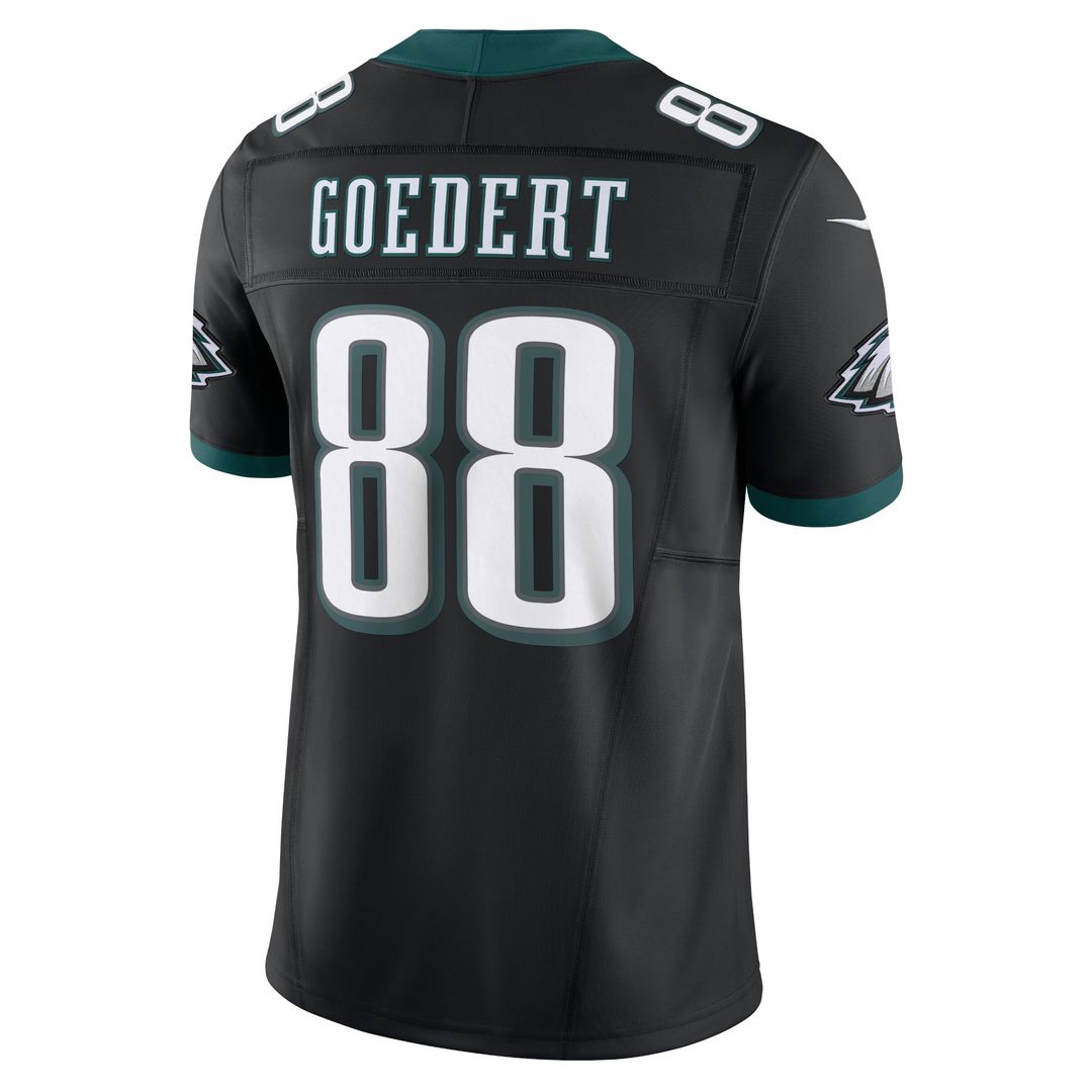 Dallas Goedert Philadelphia Eagles Nike Alternate Vapor F.U.S.E. Limited Jersey - Black Official NFL Team Apparel Football Fan Gear