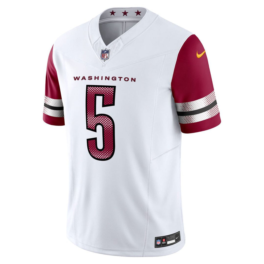 Jayden Daniels Washington Commanders Nike Vapor F.U.S.E. Limited Jersey - White Official NFL Team Apparel Football Fan Gear