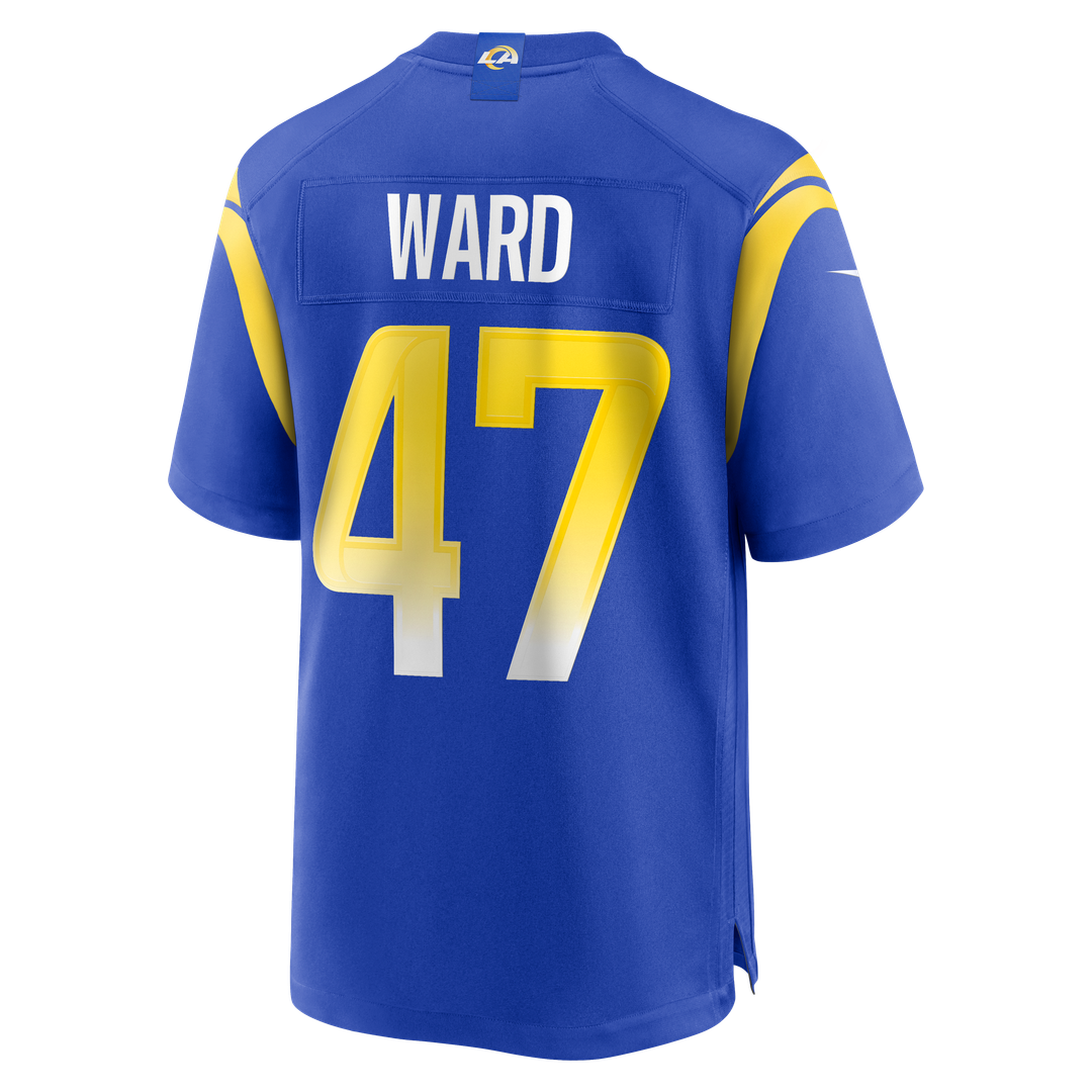 Alex Ward Los Angeles Rams Nike Home Game Jersey - Royal Official NFL Team Apparel Football Fan Gear