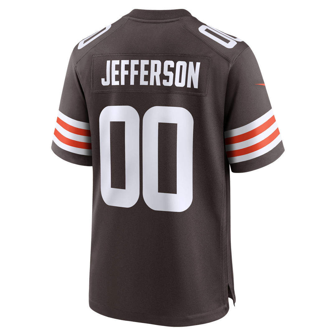 Justin Jefferson Cleveland Browns Nike Game Jersey - Brown Official NFL Team Apparel Football Fan Gear