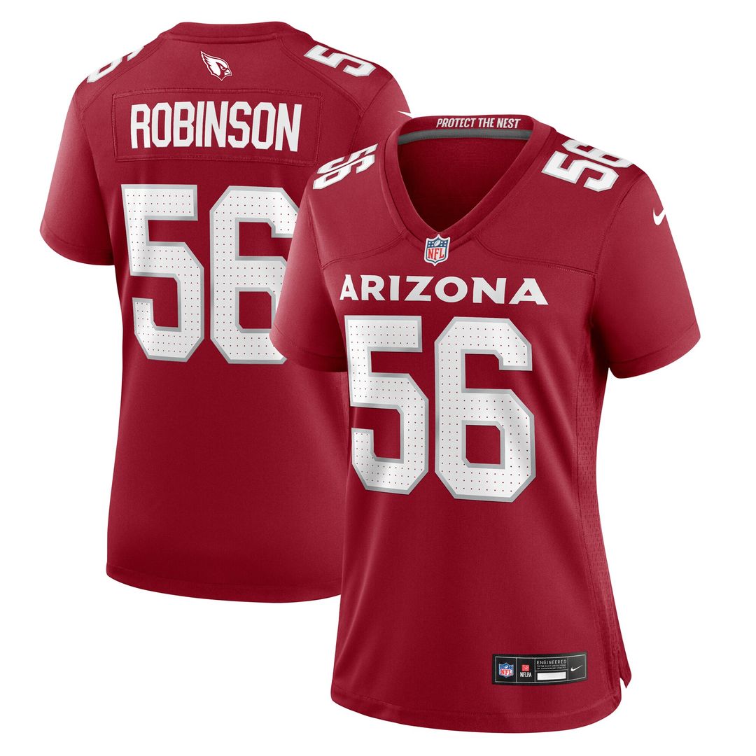 Darius Robinson Arizona Cardinals Nike Women's Game Jersey - Cardinal Official NFL Team Apparel Football Fan Gear