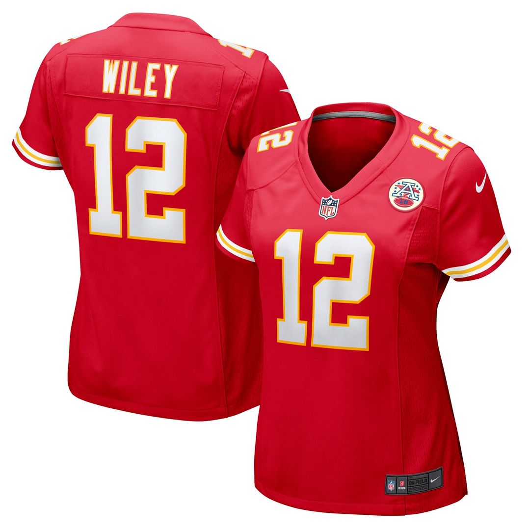 Jared Wiley Kansas City Chiefs Nike Women's Game Jersey - Red Official NFL Team Apparel Football Fan Gear