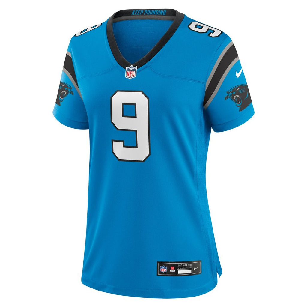 Bryce Young Carolina Panthers Nike Women's Player Jersey - Blue Official NFL Team Apparel Football Fan Gear