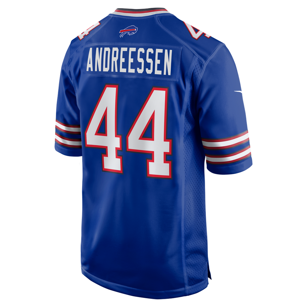 Joe Andreessen Buffalo Bills Nike Game Jersey - Royal Official NFL Team Apparel Football Fan Gear