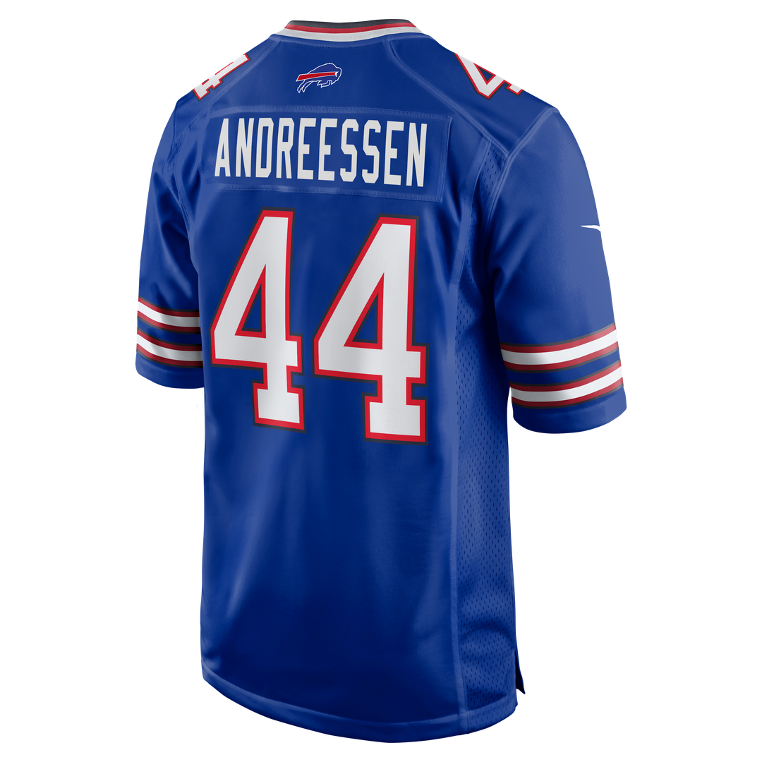 Joe Andreessen Buffalo Bills Nike Game Jersey - Royal Official NFL Team Apparel Football Fan Gear