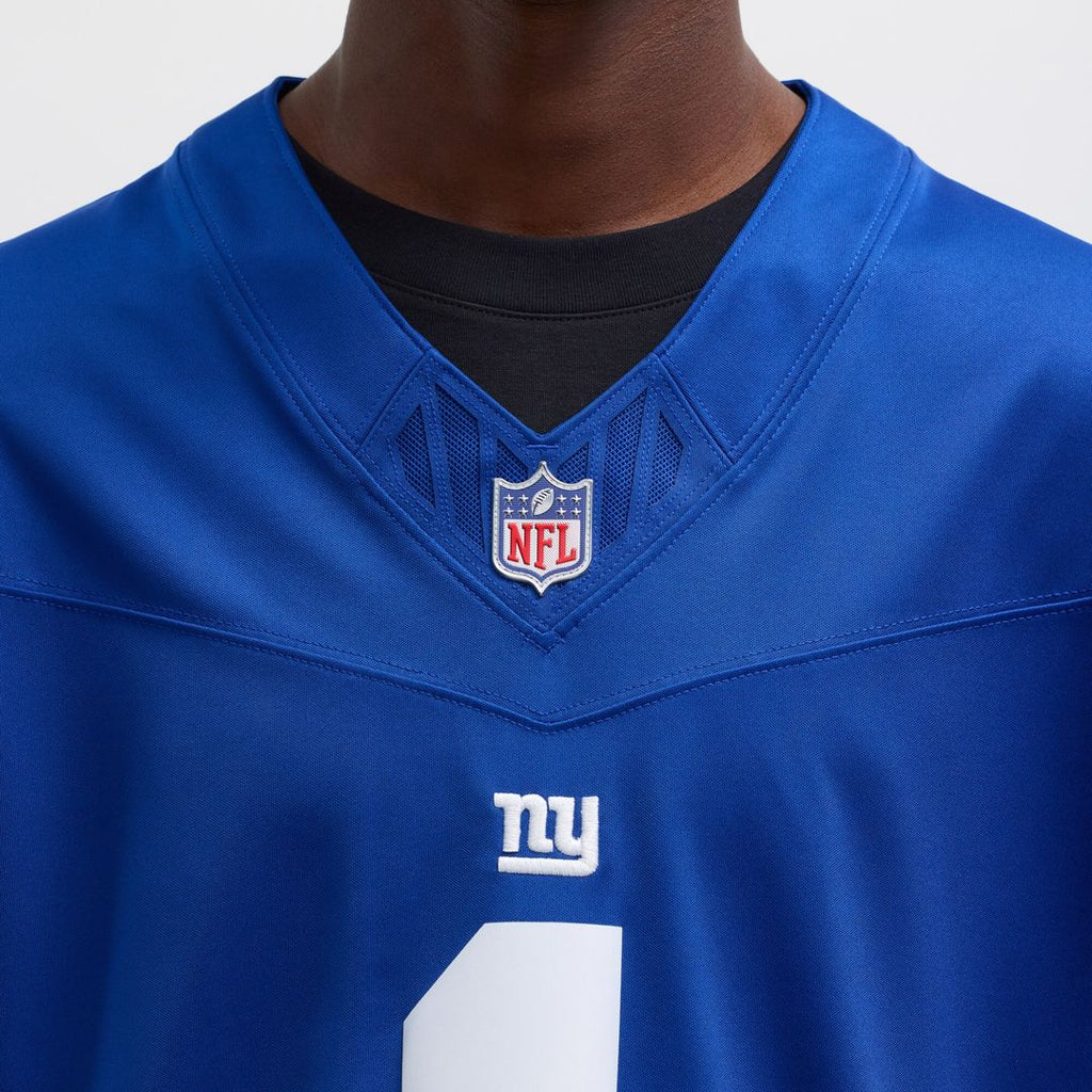 Malik Nabers New York Giants Nike Vapor F.U.S.E. Limited Jersey - Royal Official NFL Team Apparel Football Fan Gear