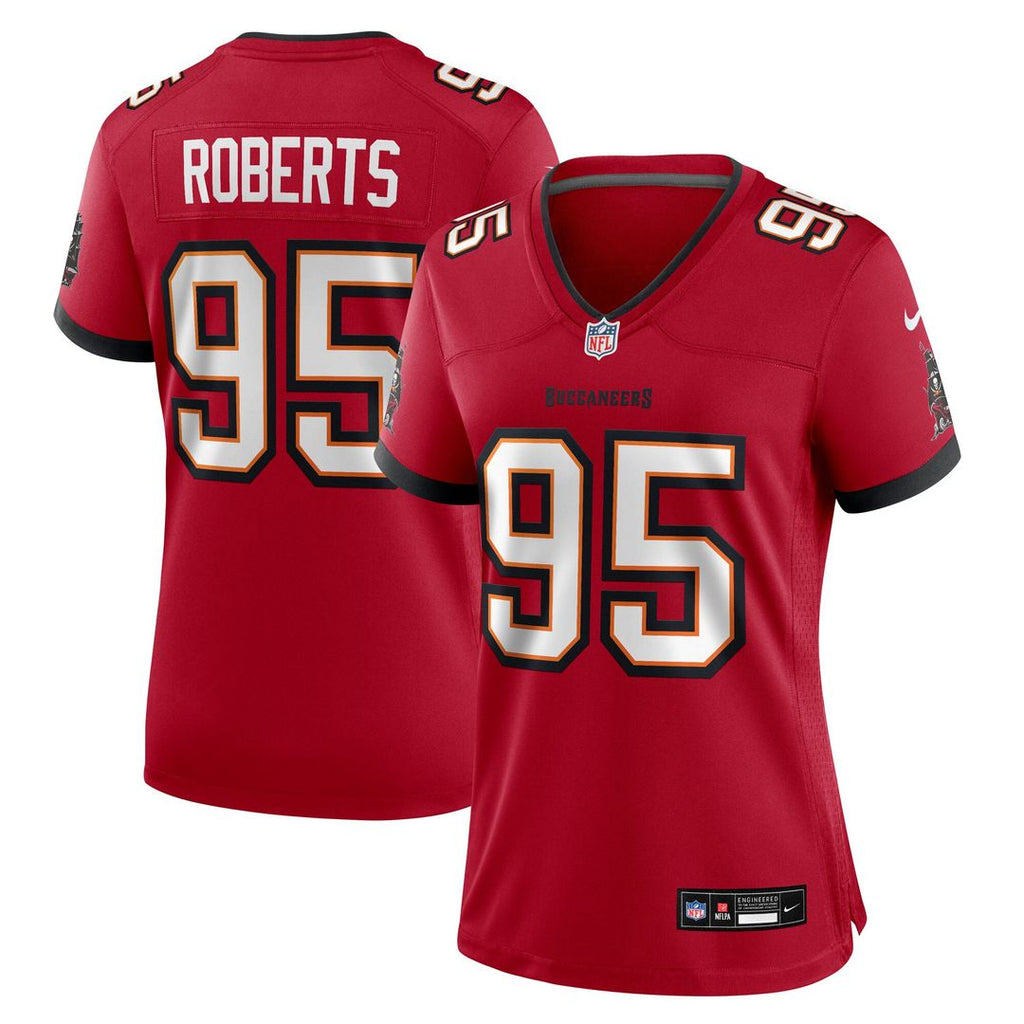 Elijah Roberts Tampa Bay Buccaneers Nike Women's Team Game Jersey - Red Official NFL Team Apparel Football Fan Gear