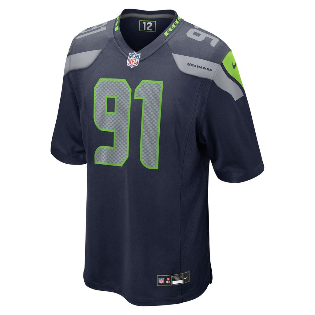 Byron Murphy II Seattle Seahawks Nike Player Game Jersey - College Navy Official NFL Team Apparel Football Fan Gear