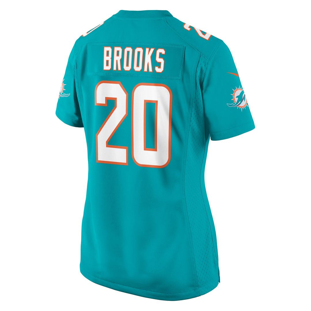 Jordyn Brooks Miami Dolphins Nike Women's Game Jersey - Aqua Official NFL Team Apparel Football Fan Gear