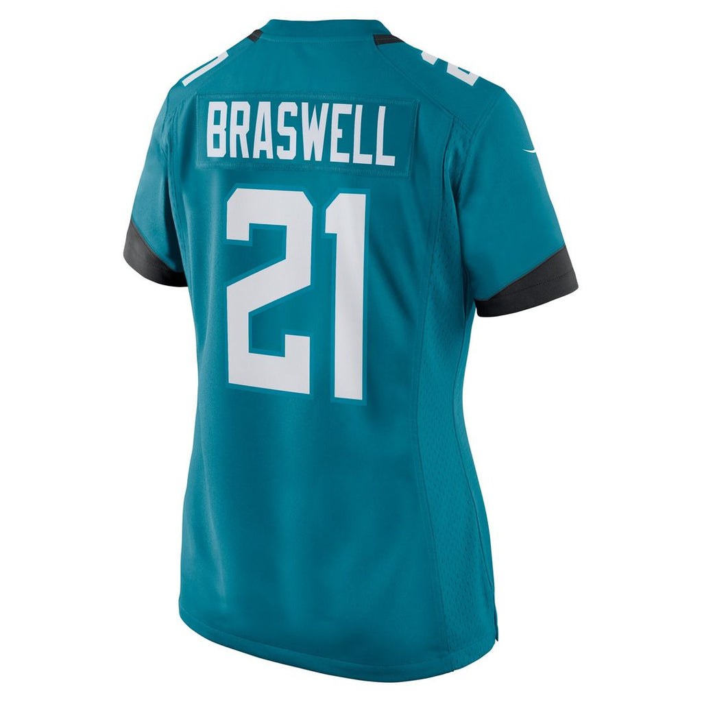 Christian Braswell Jacksonville Jaguars Nike Women's Team Game Jersey - Teal Official NFL Team Apparel Football Fan Gear