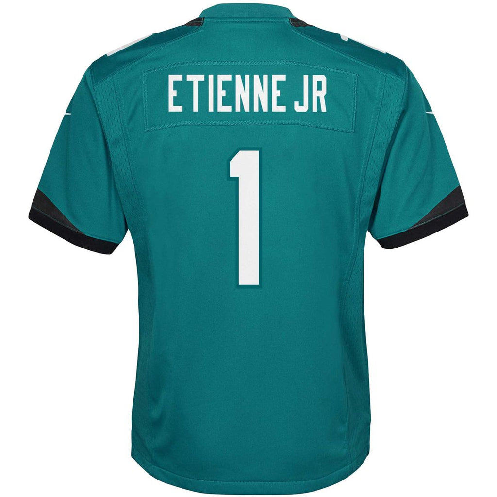 Travis Etienne Jacksonville Jaguars Nike Youth Game Jersey - Teal Official NFL Team Apparel Football Fan Gear