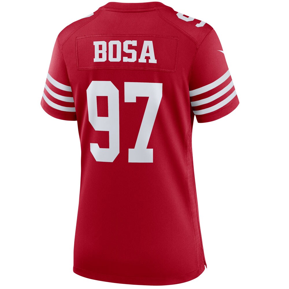Nick Bosa San Francisco 49ers Nike Women's Player Jersey - Scarlet Official NFL Team Apparel Football Fan Gear