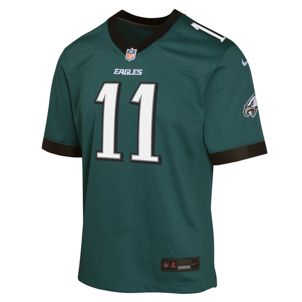 A.J. Brown Philadelphia Eagles Nike Youth Game Jersey - Green Official NFL Team Apparel Football Fan Gear