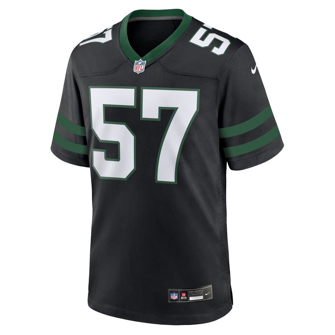 C.J. Mosley New York Jets Nike Alternate Game Jersey - Legacy Black Official NFL Team Apparel Football Fan Gear