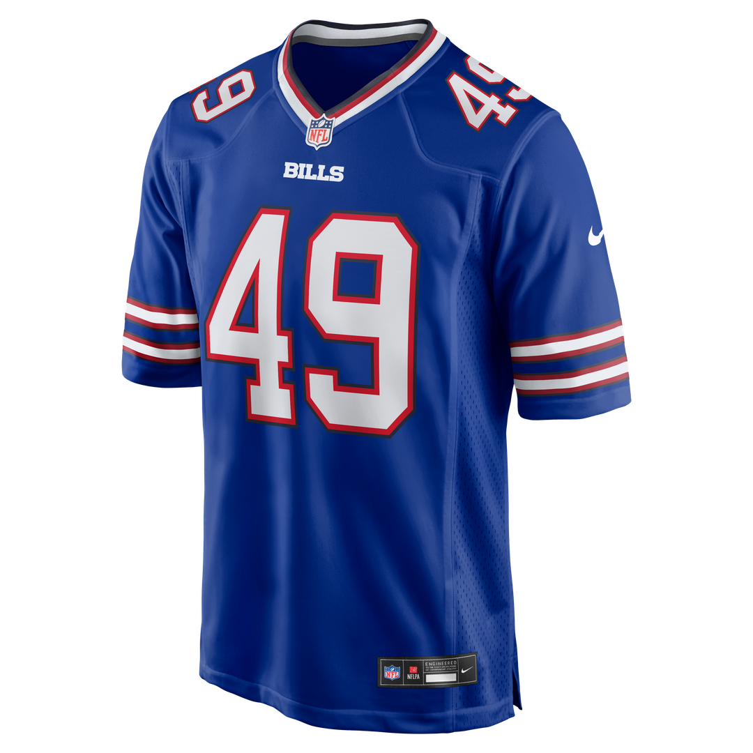 DaShaun White Buffalo Bills Nike Team Game Jersey - Royal Official NFL Team Apparel Football Fan Gear