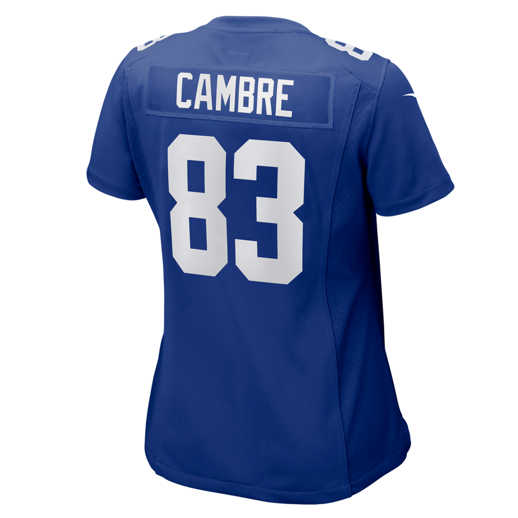 Dalen Cambre New York Giants Nike Women's Team Game Jersey - Royal Official NFL Team Apparel Football Fan Gear