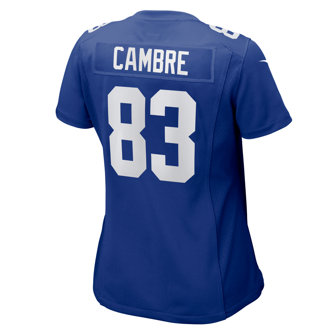 Dalen Cambre New York Giants Nike Women's Team Game Jersey - Royal Official NFL Team Apparel Football Fan Gear