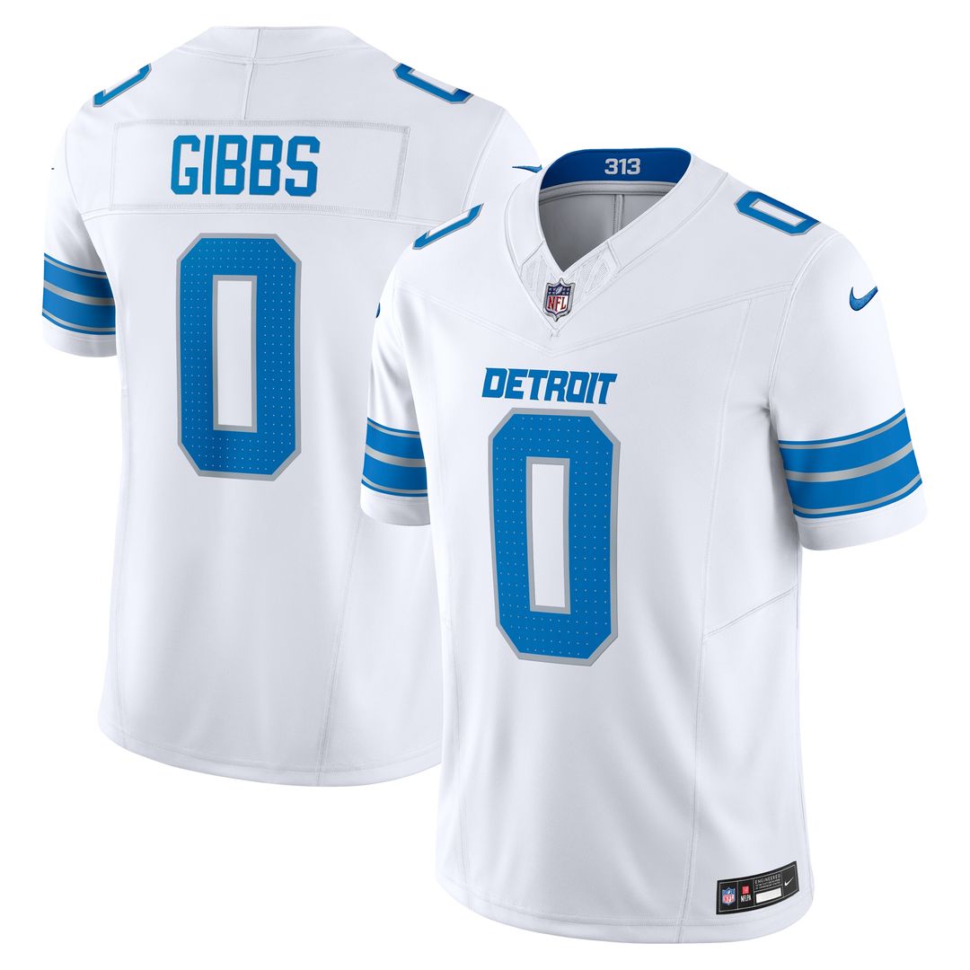 Jahmyr Gibbs Detroit Lions Nike 2nd Alternate Vapor F.U.S.E. Limited Jersey - Black Official NFL Team Apparel Football Fan Gear