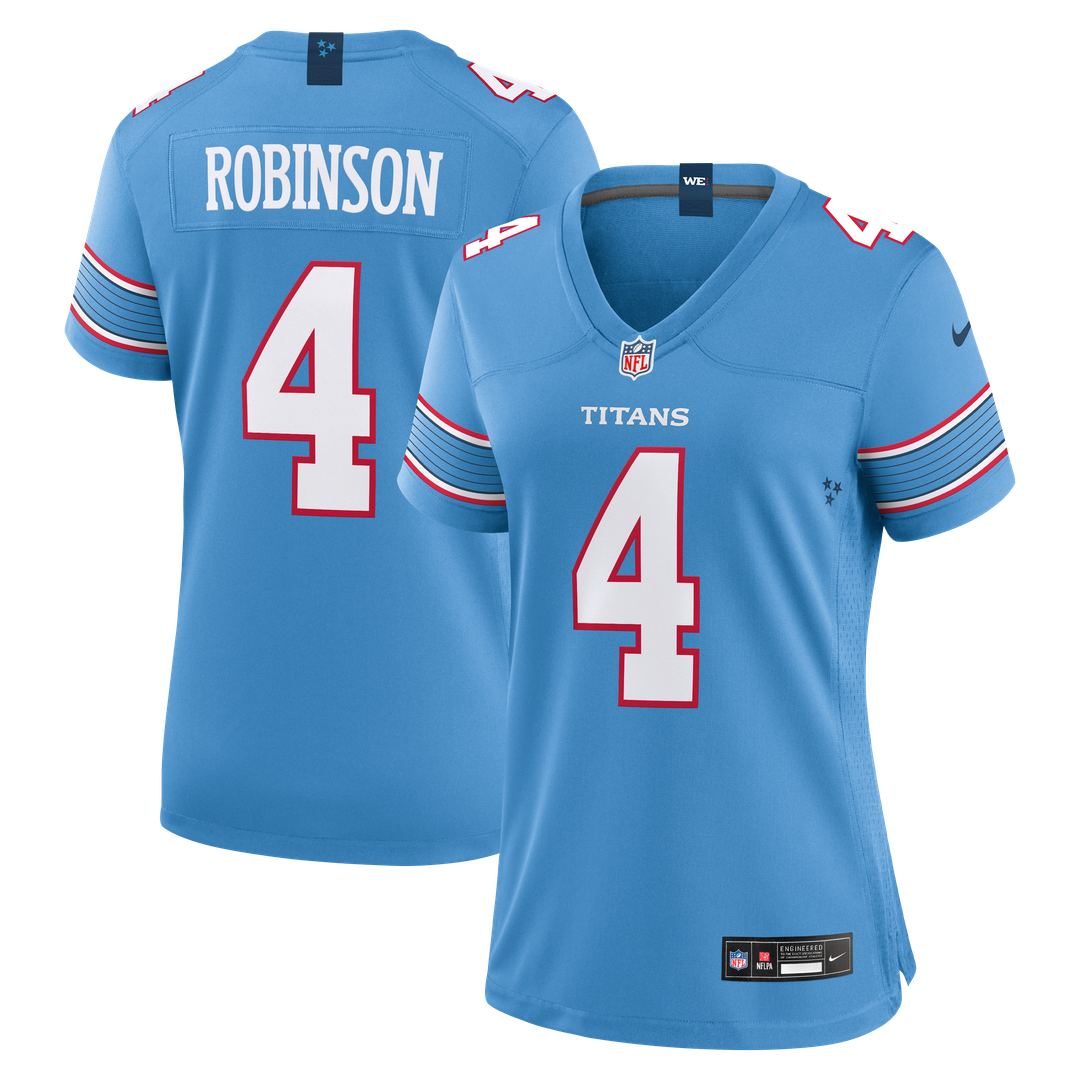 Wan'Dale Robinson Tennessee Titans Nike Women's Team Game Jersey - Light Blue Official NFL Team Apparel Football Fan Gear