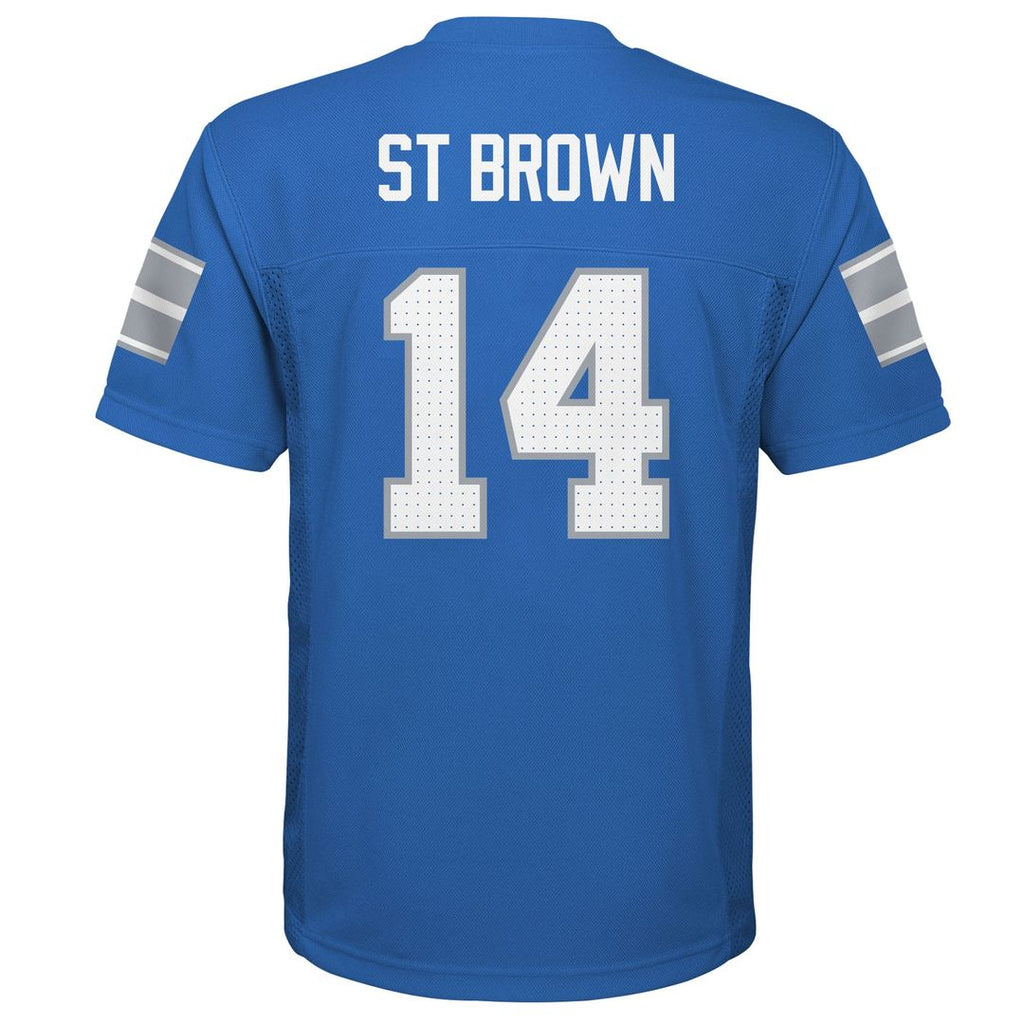 Amon-Ra St. Brown Detroit Lions Outerstuff Preschool Replica Player Jersey - Blue Official NFL Team Apparel Football Fan Gear