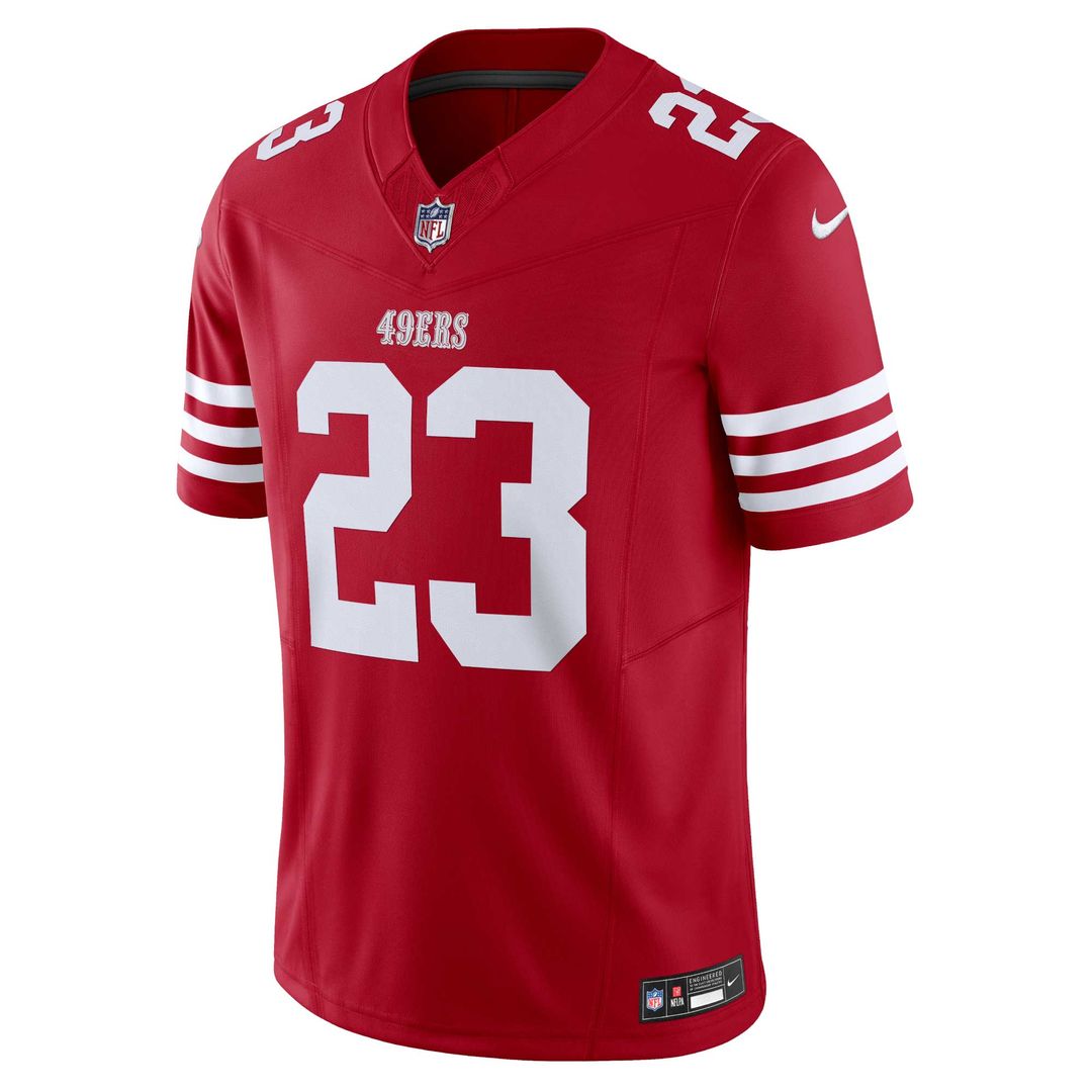 Christian McCaffrey San Francisco 49ers Nike Vapor F.U.S.E. Limited Jersey - Scarlet Official NFL Team Apparel Football Fan Gear