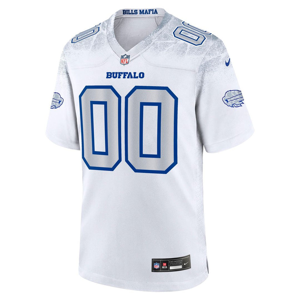 Buffalo Bills Nike 2025 Rivalries Collection Custom Game Jersey - White Official NFL Team Apparel Football Fan Gear