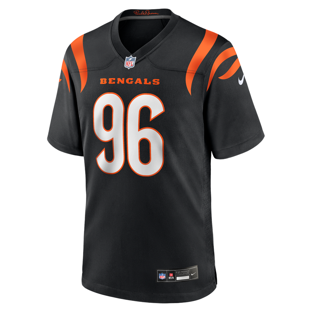 Cam Sample Cincinnati Bengals Nike Game Jersey - Black Official NFL Team Apparel Football Fan Gear