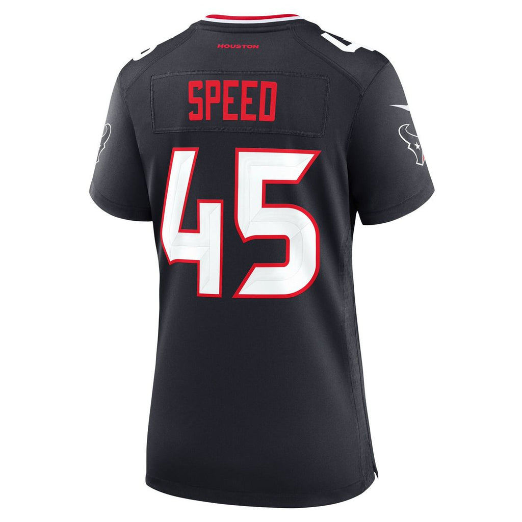 E.J. Speed Houston Texans Nike Women's Team Game Jersey - Navy Official NFL Team Apparel Football Fan Gear