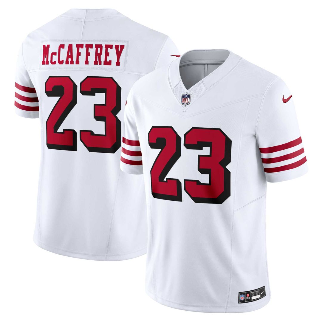 Christian McCaffrey San Francisco 49ers Nike Vapor F.U.S.E. Limited Jersey - Scarlet Official NFL Team Apparel Football Fan Gear