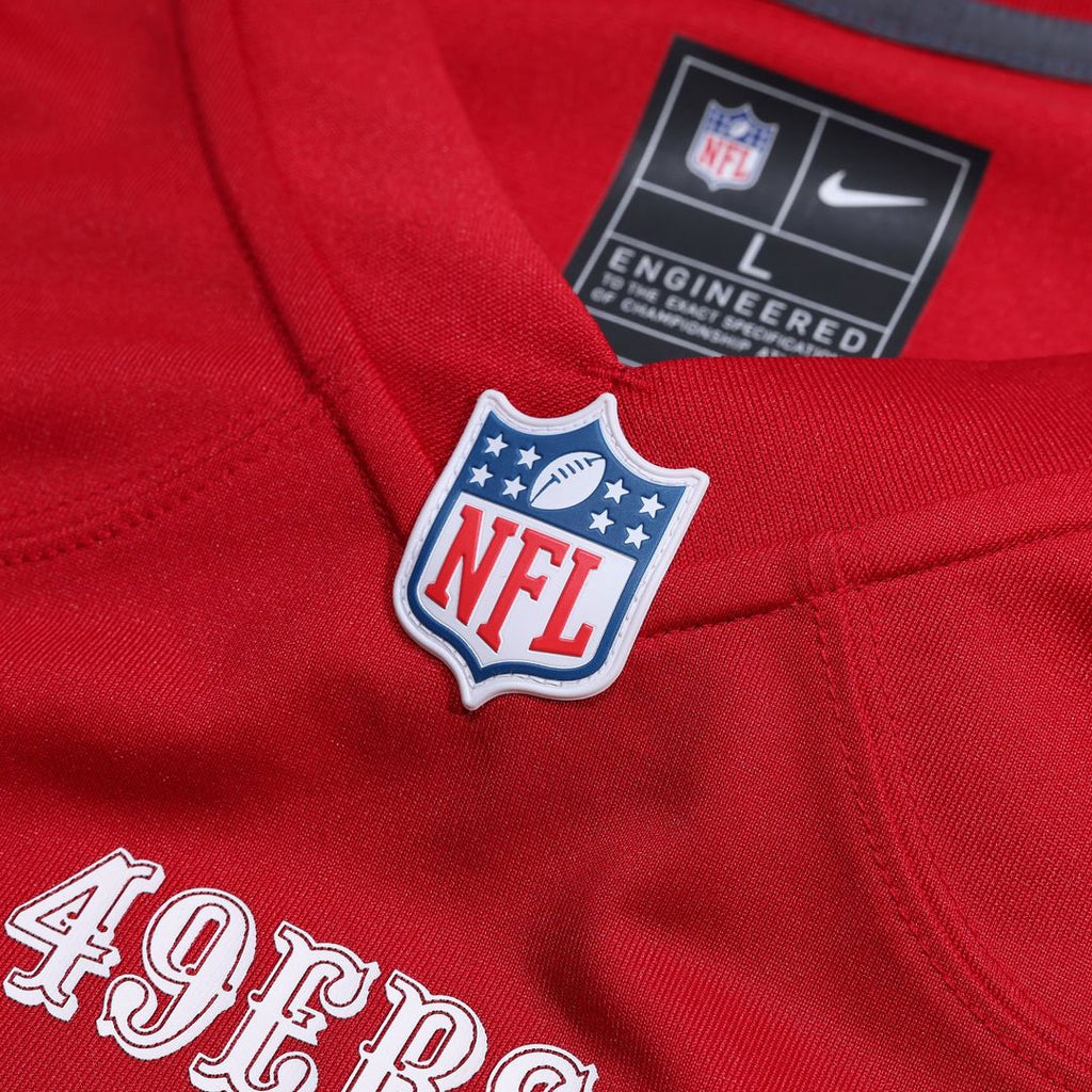 Number 1 Dad San Francisco 49ers Nike Game Jersey - Scarlet Official NFL Team Apparel Football Fan Gear
