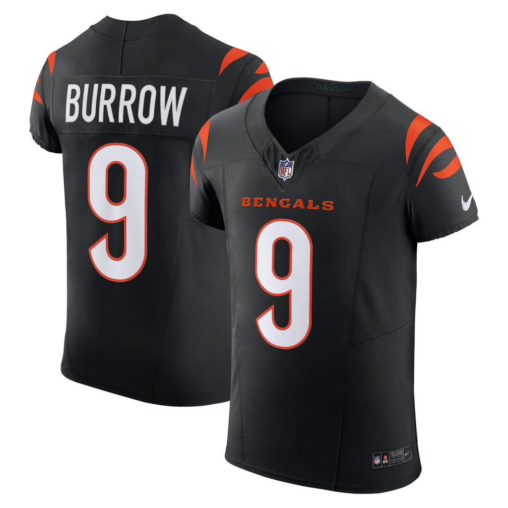 Joe Burrow Cincinnati Bengals Nike Vapor F.U.S.E. Elite Jersey - Black Official NFL Team Apparel Football Fan Gear