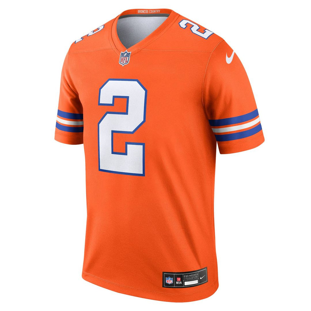 Patrick Surtain II Denver Broncos Nike Legend Player Performance Top - Orange NFL Fan Gear Popular Style