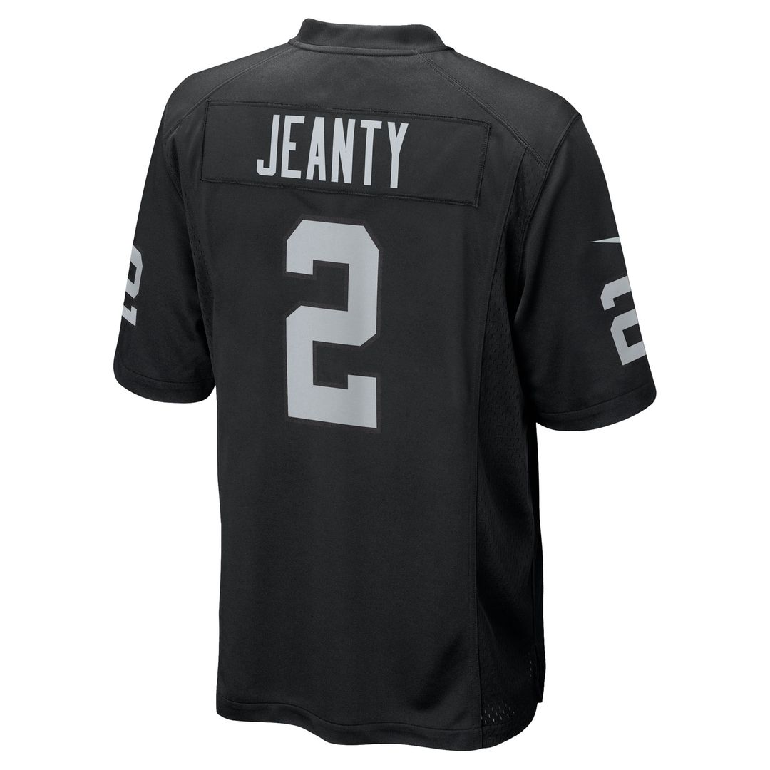 Ashton Jeanty Las Vegas Raiders Nike Team Game Jersey - Black Official NFL Team Apparel Football Fan Gear