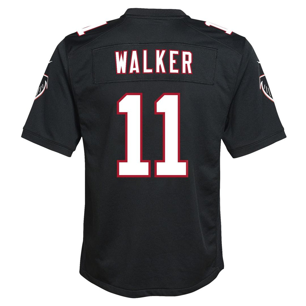 Jalon Walker Atlanta Falcons Nike Youth Alternate Game Jersey - Black Official NFL Team Apparel Football Fan Gear