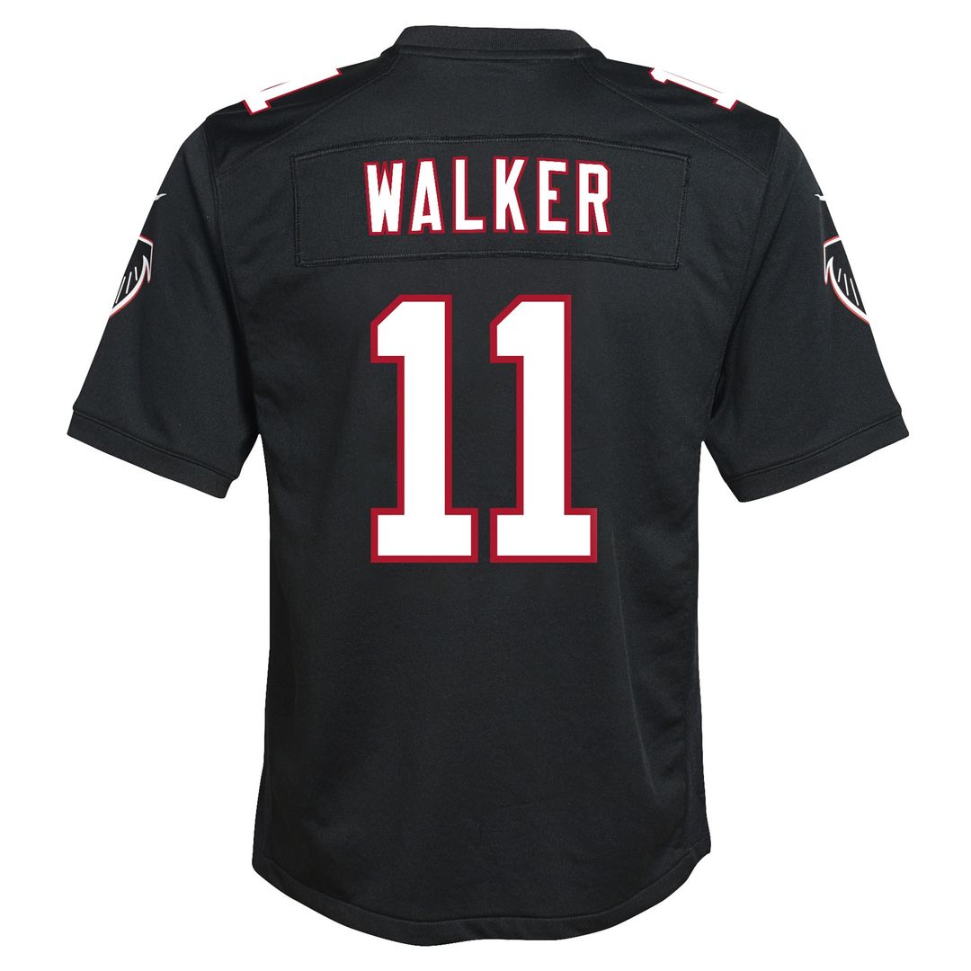 Jalon Walker Atlanta Falcons Nike Youth Alternate Game Jersey - Black Official NFL Team Apparel Football Fan Gear
