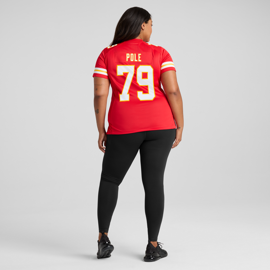 Esa Pole Kansas City Chiefs Nike Women's Team Game Jersey - Red Official NFL Team Apparel Football Fan Gear