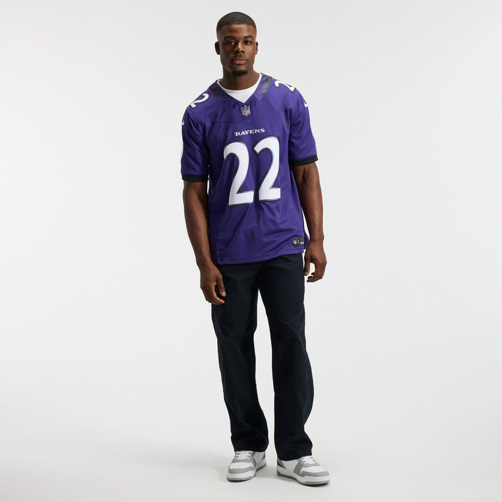 Derrick Henry Baltimore Ravens Nike Vapor F.U.S.E. Stitched Limited Jersey - White Official NFL Team Apparel Football Fan Gear