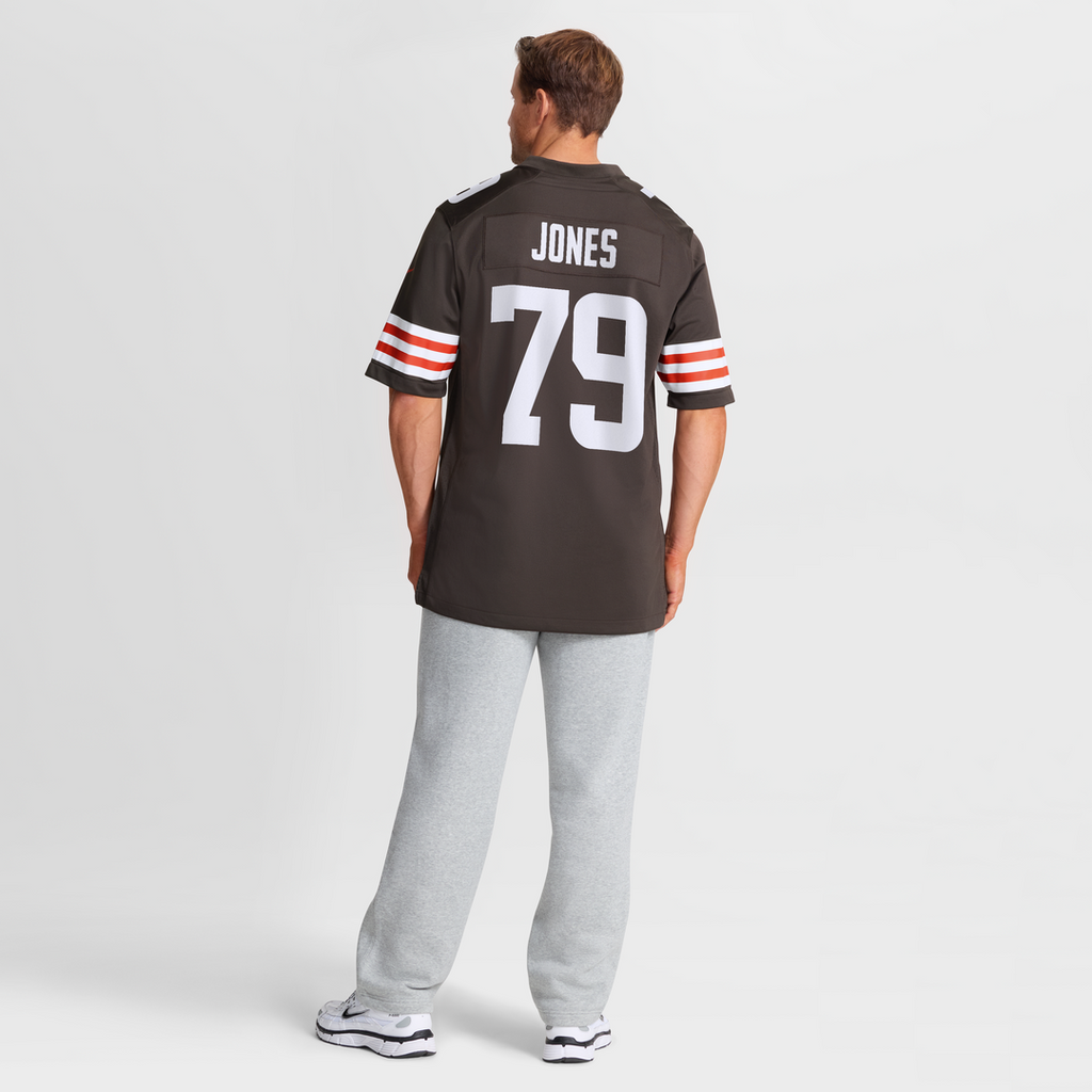 Dawand Jones Cleveland Browns Nike Team Game Jersey - Brown Official NFL Team Apparel Football Fan Gear