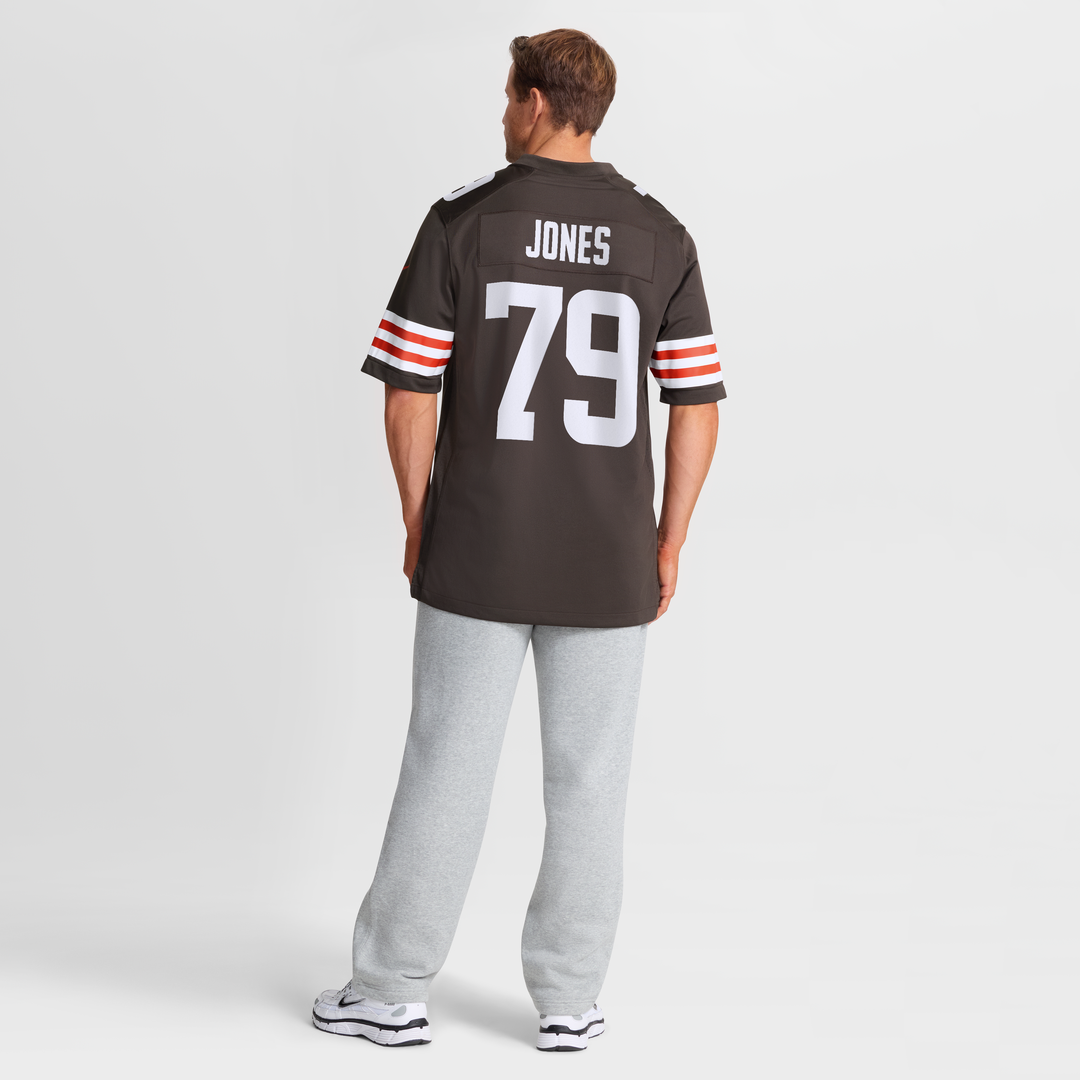 Dawand Jones Cleveland Browns Nike Team Game Jersey - Brown Official NFL Team Apparel Football Fan Gear