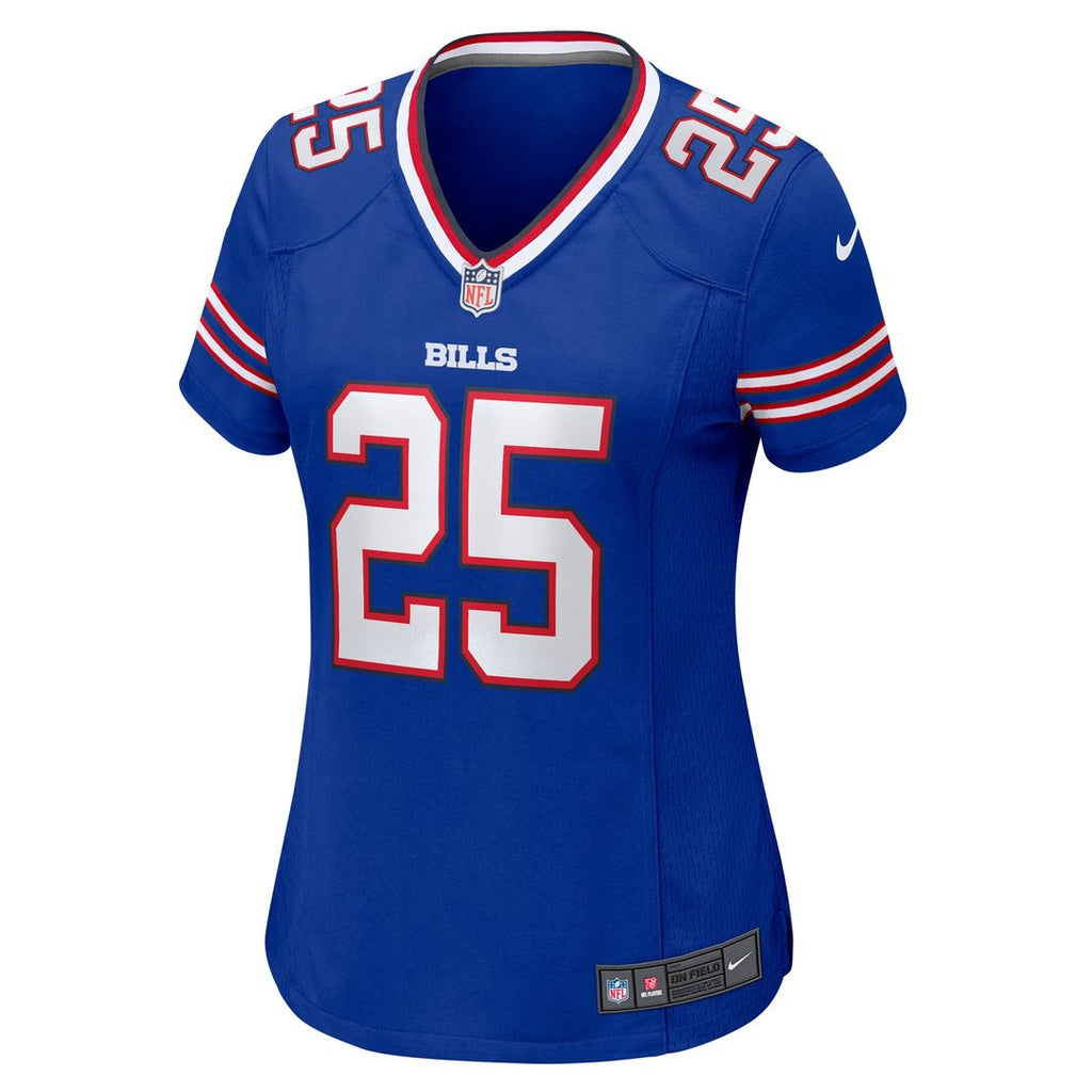 Ty Johnson Buffalo Bills Nike Women's Team Game Jersey - Royal Official NFL Team Apparel Football Fan Gear