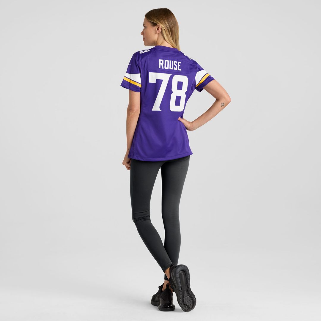 Walter Rouse Minnesota Vikings Nike Women's Game Jersey - Purple Official NFL Team Apparel Football Fan Gear