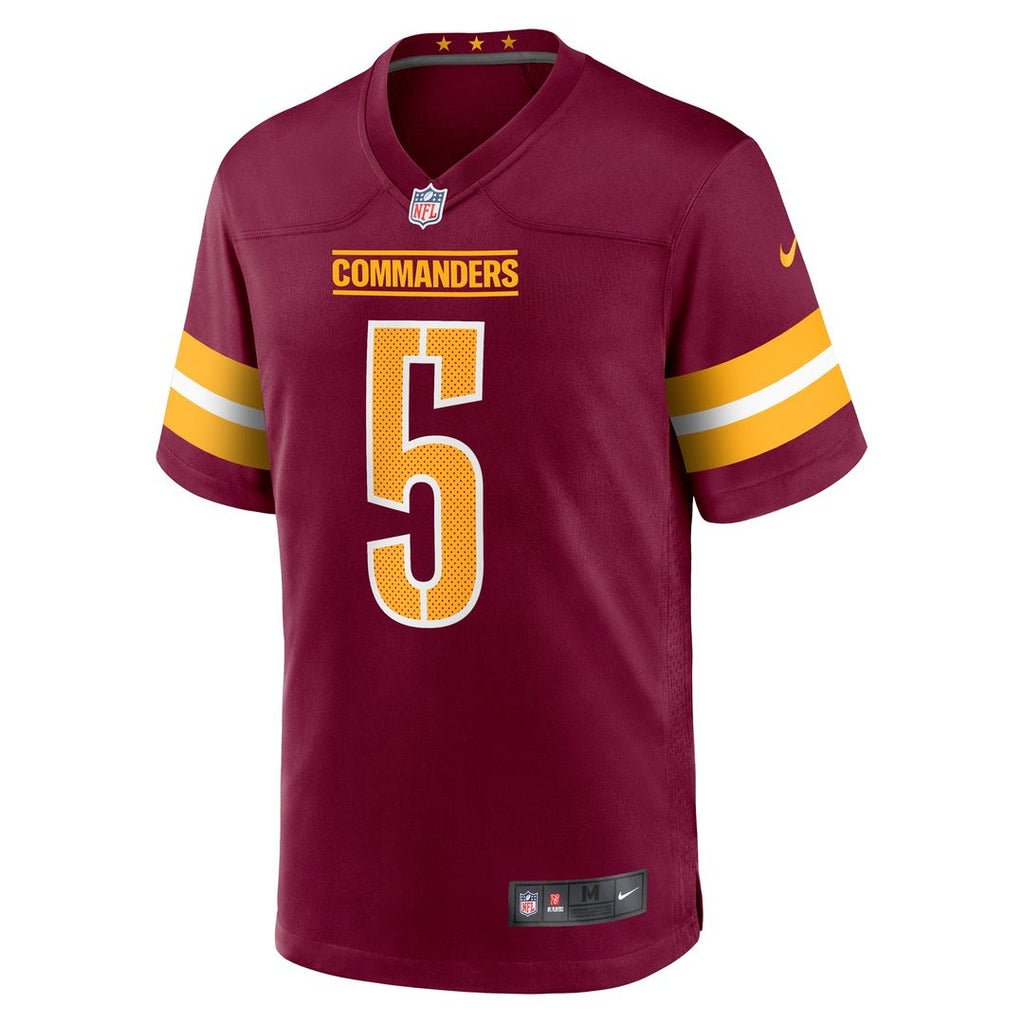 Jayden Daniels Washington Commanders Nike Alternate Game Player Jersey - Black Official NFL Team Apparel Football Fan Gear