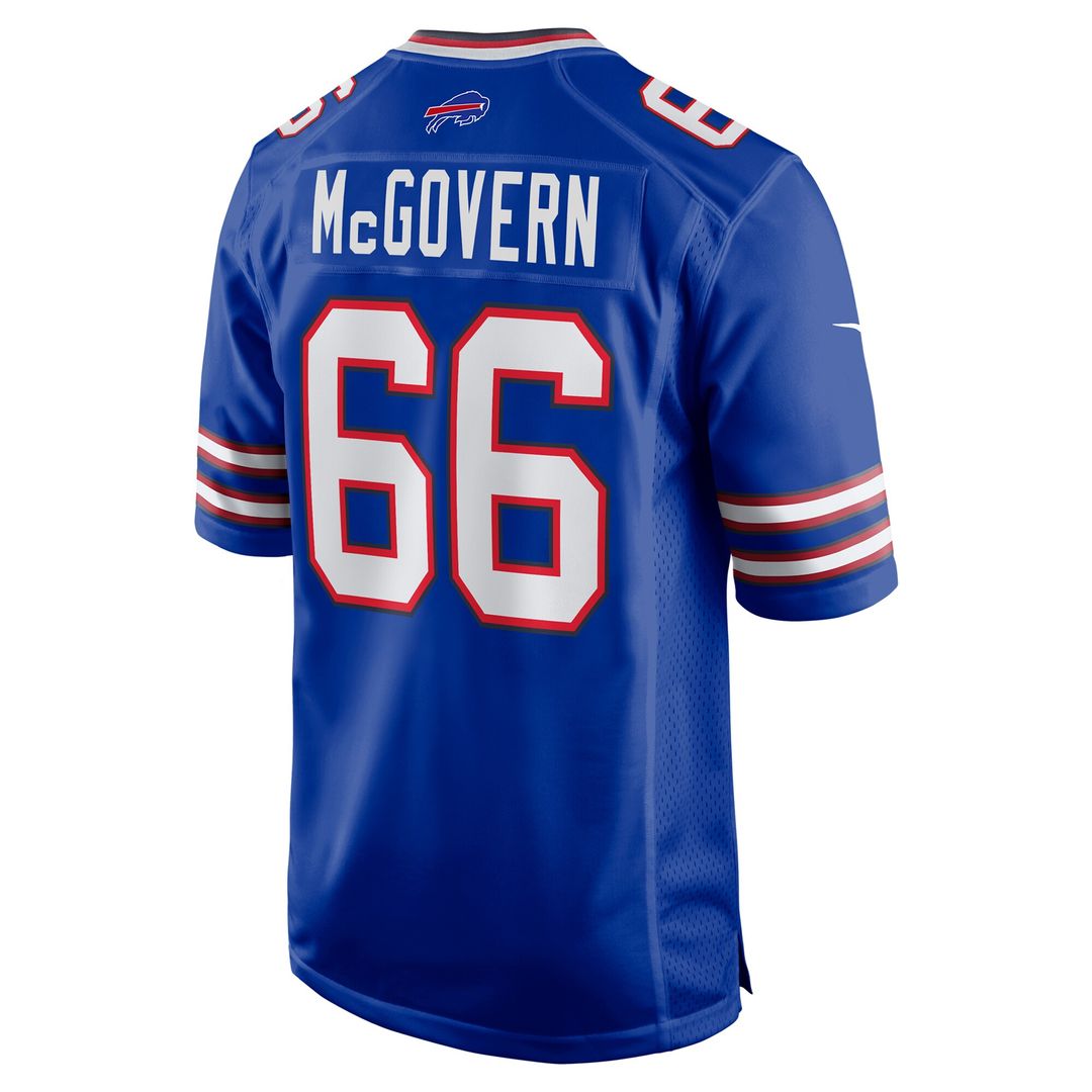 Connor McGovern Buffalo Bills Nike Game Player Jersey - Royal Official NFL Team Apparel Football Fan Gear