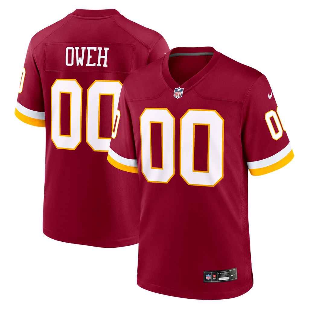 Odafe Oweh Washington Commanders Nike Game Jersey - Burgundy Official NFL Team Apparel Football Fan Gear