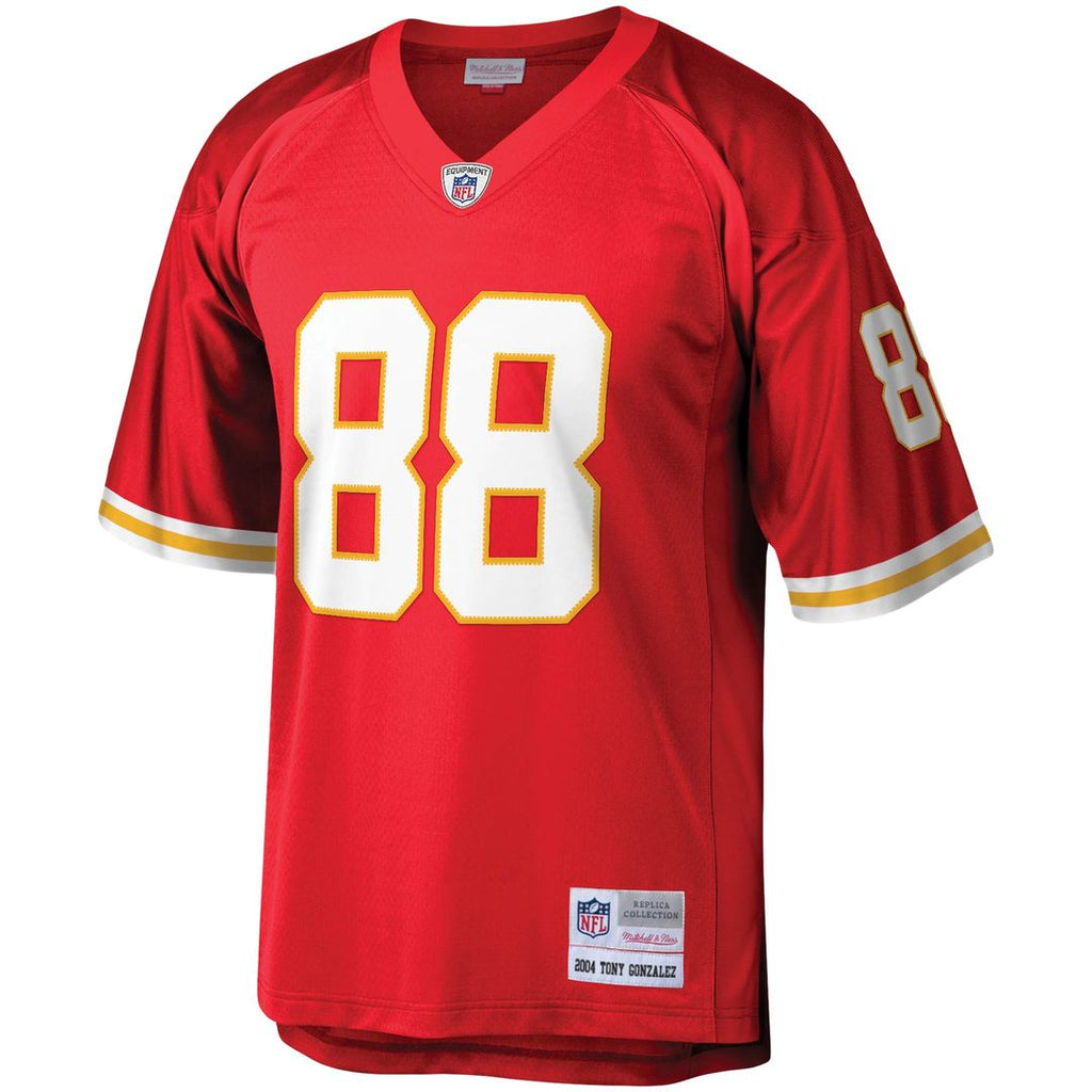 Tony Gonzalez Kansas City Chiefs Mitchell & Ness Legacy Replica Jersey - Red Official NFL Team Apparel Football Fan Gear