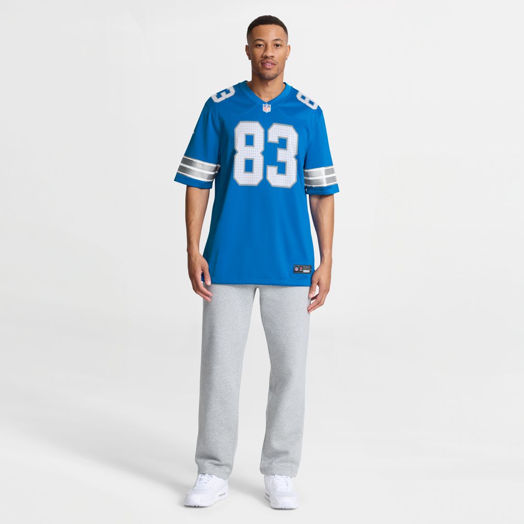 Tyler Conklin Detroit Lions Nike Team Game Jersey - Blue Official NFL Team Apparel Football Fan Gear