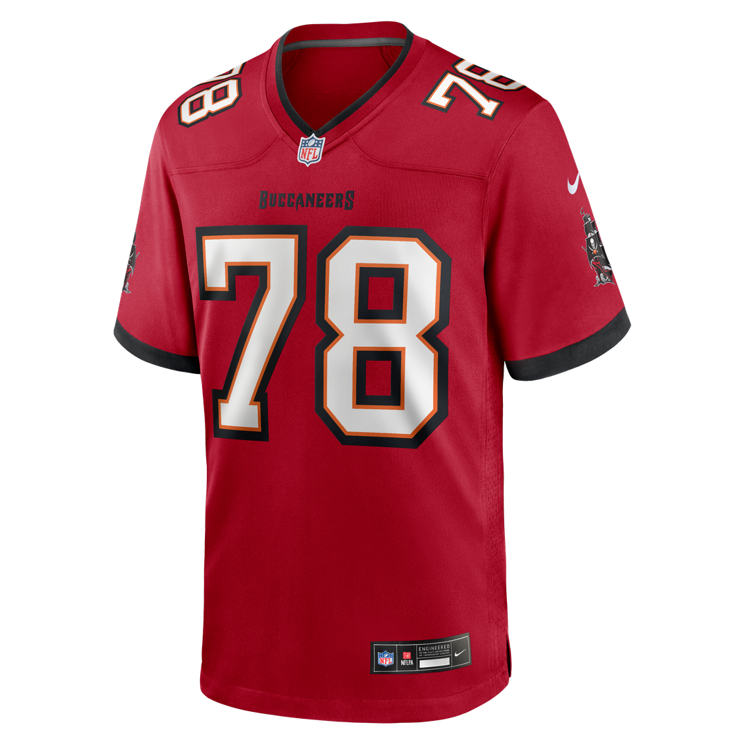 Tristan Wirfs Tampa Bay Buccaneers Nike Player Game Jersey - Red Official NFL Team Apparel Football Fan Gear