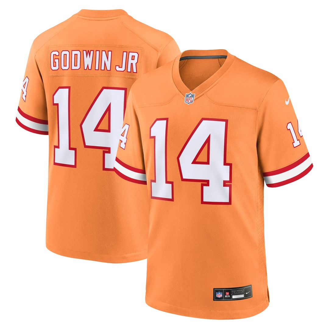 Chris Godwin Jr. Tampa Bay Buccaneers Nike Alternate Game Player Jersey - Orange Official NFL Team Apparel Football Fan Gear