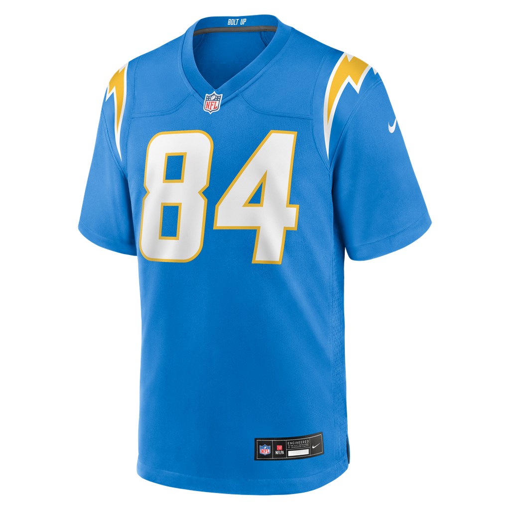 KeAndre Lambert-Smith Los Angeles Chargers Nike Team Game Jersey - Powder Blue Official NFL Team Apparel Football Fan Gear